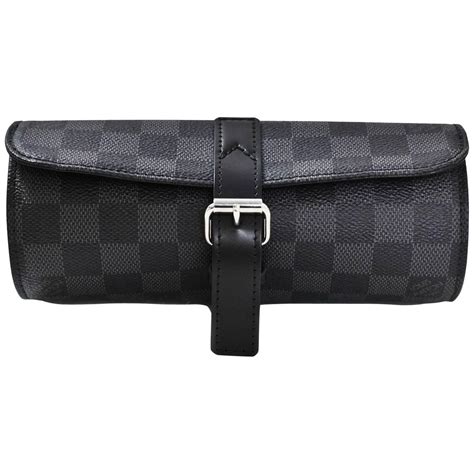 louis vuitton 3 watch case for sale|lv watch roll.